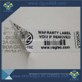 Tamper proof evident warranty sealing tape/sticker/label with your customized design